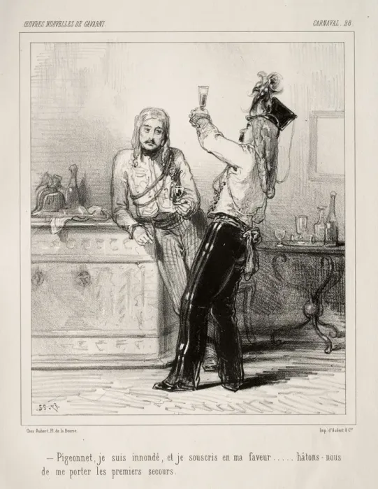 Framed Print : Carnaval. Creator: Paul Gavarni (French, 1804-1866) Framed Print : Carnaval. Creator: Paul Gavarni (French, 1804-1866)