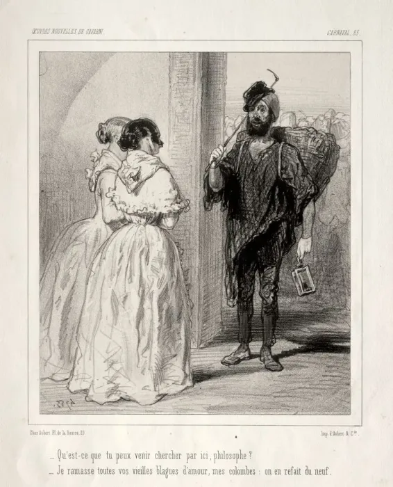 Framed Print : Carnaval. Creator: Paul Gavarni (French, 1804-1866) Framed Print : Carnaval. Creator: Paul Gavarni (French, 1804-1866)
