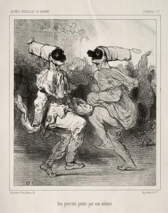 Framed Print : Carnaval. Creator: Paul Gavarni (French, 1804-1866) Framed Print : Carnaval. Creator: Paul Gavarni (French, 1804-1866)