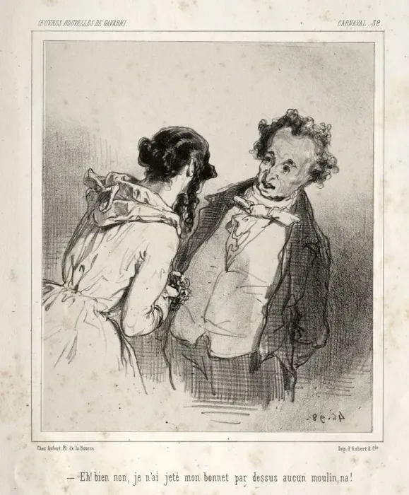 Framed Print : Carnaval. Creator: Paul Gavarni (French, 1804-1866) Framed Print : Carnaval. Creator: Paul Gavarni (French, 1804-1866)