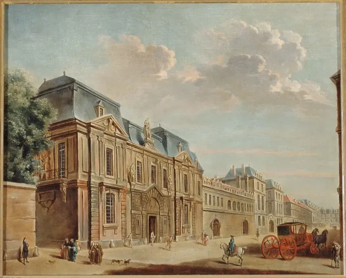 Framed Print : The Carnavalet hotel around 1740, 1926. Creator: Nicolas Raguenet Framed Print : The Carnavalet hotel around 1740, 1926. Creator: Nicolas Raguenet