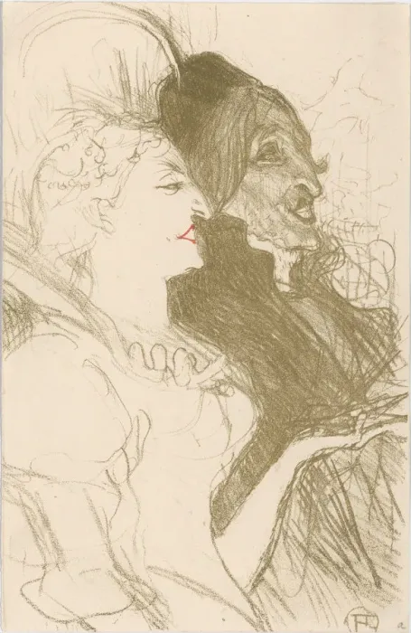Framed Print : Carnival, 1894. 1894. Creator: Henri de Toulouse-Lautrec Framed Print : Carnival, 1894. 1894. Creator: Henri de Toulouse-Lautrec