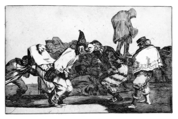 Framed Print : Carnival fantasy, 1819-1823. Artist: Francisco Goya Framed Print : Carnival fantasy, 1819-1823. Artist: Francisco Goya