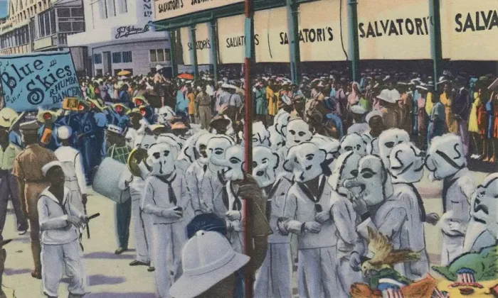 Framed Print : Carnival, Trinidad, B. W. I. c1940s. Creator: Unknown Framed Print : Carnival, Trinidad, B. W. I. c1940s. Creator: Unknown