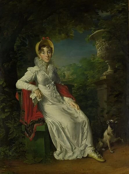 Carolina Ferdinanda Louisa of Sicily (1798-1870). Wife of Charles Ferdinand, Duc de Berry, in the Pa Creator: Francois Gérard