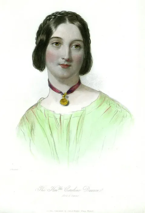 Framed Print : Caroline Dawson, c1750-1850 Framed Print : Caroline Dawson, c1750-1850
