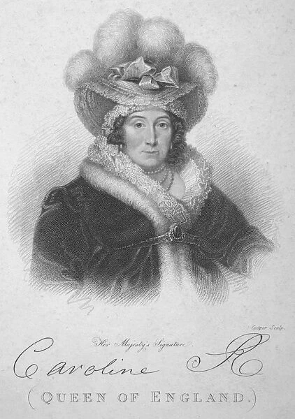 Caroline (Queen of England), 1820. Creator: Robert Cooper