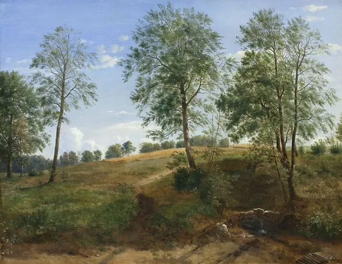 Framed Print : The Caroline Spring at Næsby on Funen, 1844-1845. Creator: Dankvart Dreyer Framed Print : The Caroline Spring at Næsby on Funen, 1844-1845. Creator: Dankvart Dreyer
