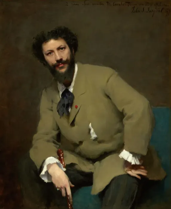 Framed Print : Carolus-Duran, 1879. Creator: John Singer Sargent Framed Print : Carolus-Duran, 1879. Creator: John Singer Sargent