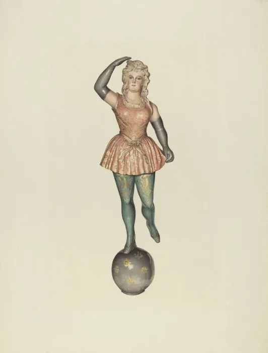 Framed Print : Carousel Calliope Figure, c. 1939. Creator: Robert Pohle Framed Print : Carousel Calliope Figure, c. 1939. Creator: Robert Pohle