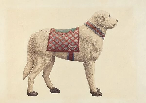Carousel Dog, c. 1938. Creator: Robert Pohle