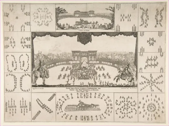 Framed Print : Carousel in Florence for the Marriage of The Grand Duke Ferdinand II, 1637 Framed Print : Carousel in Florence for the Marriage of The Grand Duke Ferdinand II, 1637