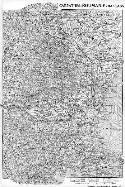 Carpathes-Roumanie-Balkans; supplement a L'Illustration du 9 december 1916, 1916. Creator: Unknown
