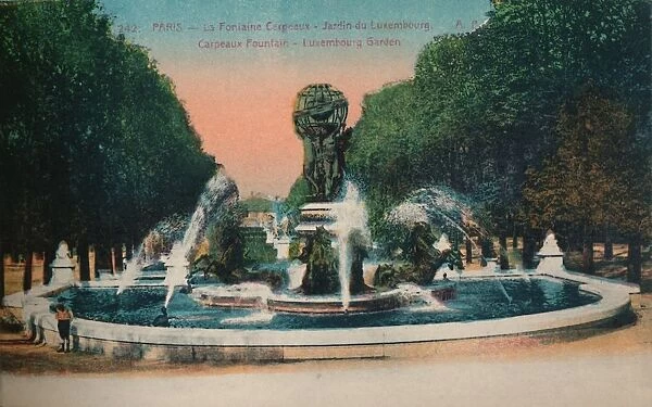 The Carpeaux Fountain - Jardin du Luxembourg, Paris, c1920