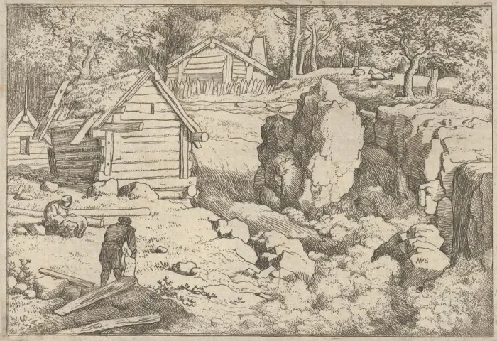 Framed Print : The Carpenter, 17th century. Creator: Allart van Everdingen Framed Print : The Carpenter, 17th century. Creator: Allart van Everdingen