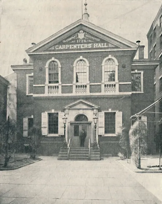 Framed Print : Carpenters Hall, Philadelphia, 1904 Framed Print : Carpenters Hall, Philadelphia, 1904