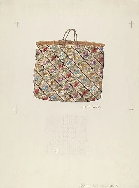 Carpet Bag, c. 1938. Creator: Adele Brooks