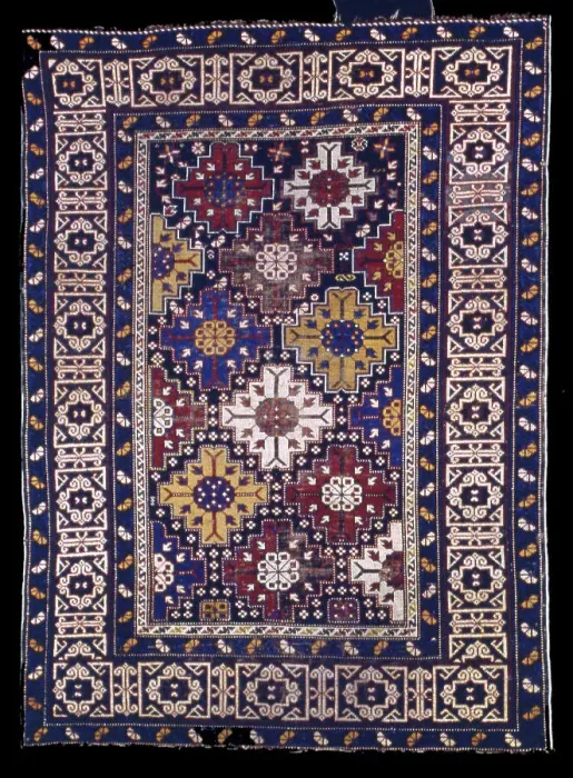 Framed Print : Carpet, Caucasus, 1875 / 1900. Creator: Unknown Framed Print : Carpet, Caucasus, 1875 / 1900. Creator: Unknown