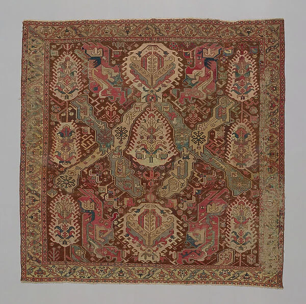 Carpet, Caucasus, mid-18th / 19th century. Creator: Unknown