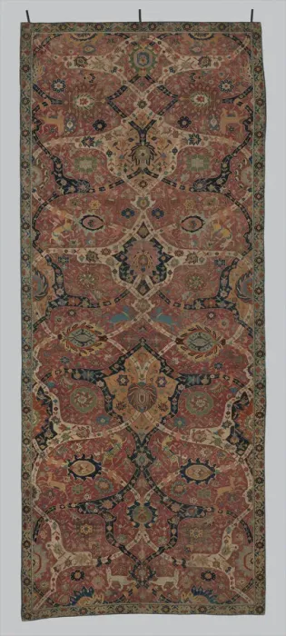 Framed Print : Carpet, Iran, early 17th century. Creator: Unknown Framed Print : Carpet, Iran, early 17th century. Creator: Unknown