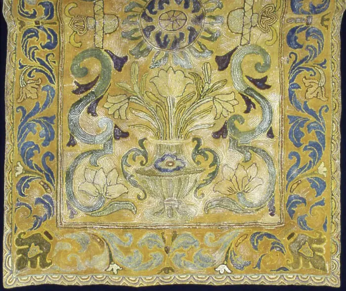 Framed Print : Carpet, Portugal, 18th century. Creator: Unknown Framed Print : Carpet, Portugal, 18th century. Creator: Unknown