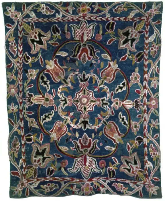 Framed Print : Carpet, Spain, 18th century. Creator: Unknown Framed Print : Carpet, Spain, 18th century. Creator: Unknown
