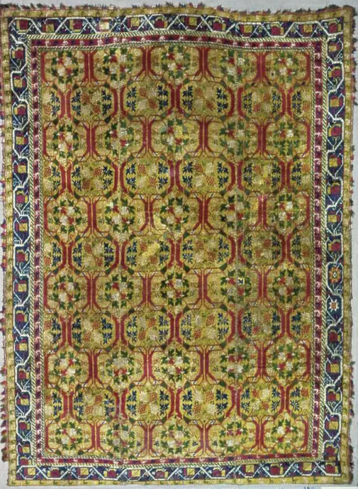 Framed Print : Carpet, Spain, 18th century. Creator: Unknown Framed Print : Carpet, Spain, 18th century. Creator: Unknown