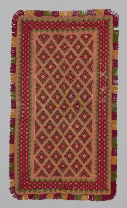 Framed Print : Carpet, Spain, Late 18th / 19th century. Creator: Unknown Framed Print : Carpet, Spain, Late 18th / 19th century. Creator: Unknown