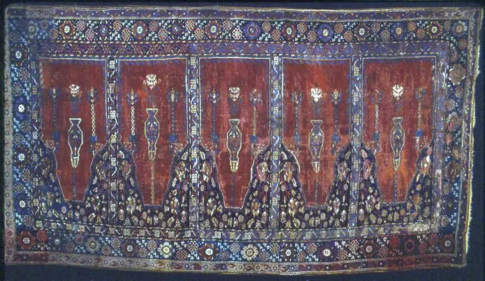 Framed Print : Carpet, Turkey, 1775 / 1800. Creator: Unknown Framed Print : Carpet, Turkey, 1775 / 1800. Creator: Unknown