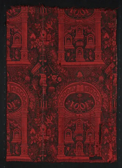 Framed Print : Carpet, United States, 1880 / 90. Creator: Unknown Framed Print : Carpet, United States, 1880 / 90. Creator: Unknown