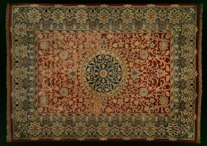 Framed Print : Carpet, Wimbledon, 1887. Creator: William Morris Framed Print : Carpet, Wimbledon, 1887. Creator: William Morris