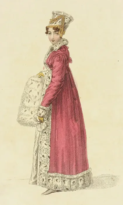 Framed Print : Carriage Costume, 1816. Creator: John Bell Framed Print : Carriage Costume, 1816. Creator: John Bell