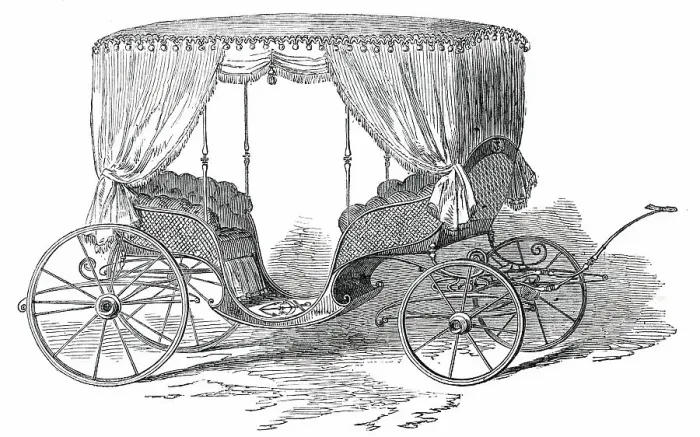 Framed Print : Carriage for his Highness Said Pacha, 1850. Creator: Unknown Framed Print : Carriage for his Highness Said Pacha, 1850. Creator: Unknown