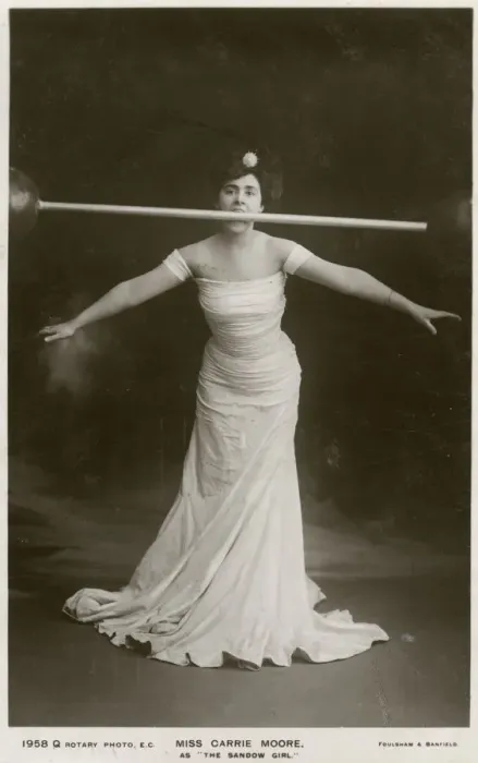 Framed Print : Carrie Moore, Australian actress, c1900s(?). Artist: Rotary Photo Framed Print : Carrie Moore, Australian actress, c1900s(?). Artist: Rotary Photo