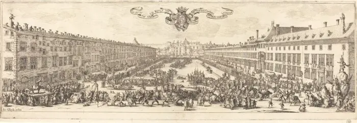 Framed Print : The Carriere at Nancy, in or after 1621. Creator: Jacques Callot Framed Print : The Carriere at Nancy, in or after 1621. Creator: Jacques Callot