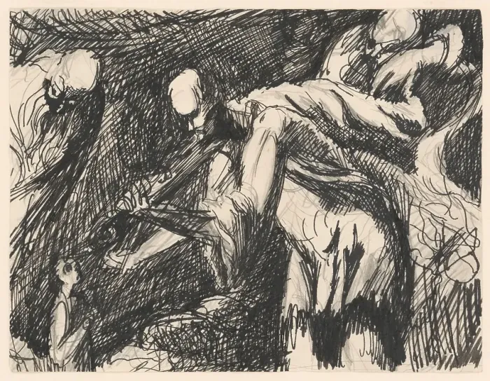 Framed Print : Carrying the burden, 1940-1944. Creator: Jan Novak Framed Print : Carrying the burden, 1940-1944. Creator: Jan Novak