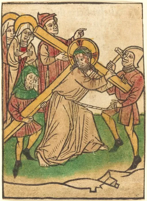 Framed Print : The Carrying of the Cross. Creator: Ludwig of Ulm Framed Print : The Carrying of the Cross. Creator: Ludwig of Ulm