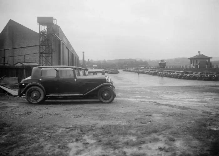 Framed Print : Cars at the Riley Motor Club Rally, Croydon Aerodrome, 25 April 1931. Artist: Bill Brunell Framed Print : Cars at the Riley Motor Club Rally, Croydon Aerodrome, 25 April 1931. Artist: Bill Brunell