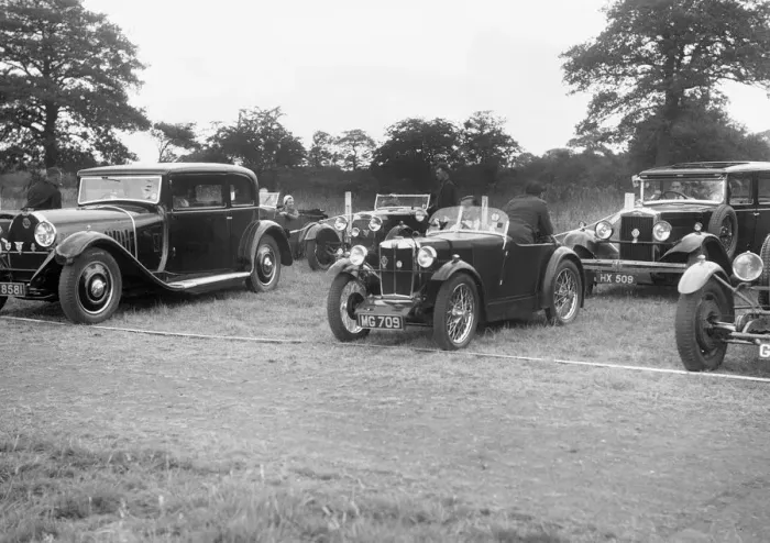 Framed Print : Cars taking part in the Bugatti Owners Club gymkhana, 5 July 1931. Artist: Bill Brunell Framed Print : Cars taking part in the Bugatti Owners Club gymkhana, 5 July 1931. Artist: Bill Brunell