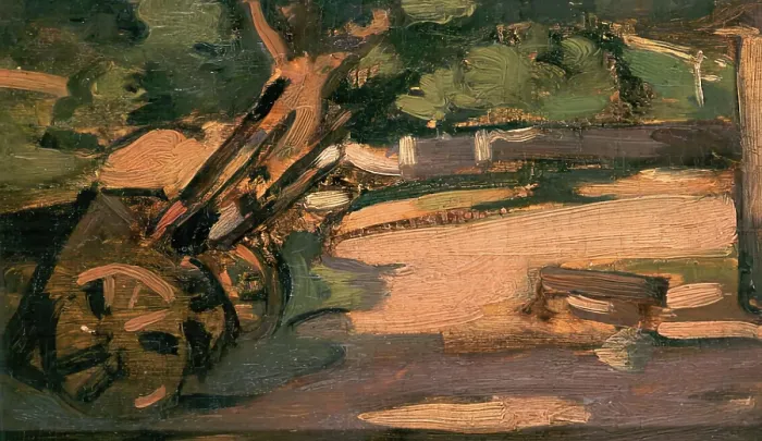 Framed Print : The Cart, Comrie, 1900. Creator: Samuel John Peploe Framed Print : The Cart, Comrie, 1900. Creator: Samuel John Peploe