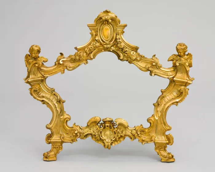 Framed Print : Carta Gloria Frame, Italy, 1765 / 66. Creator: Leandro Gagliardi Framed Print : Carta Gloria Frame, Italy, 1765 / 66. Creator: Leandro Gagliardi