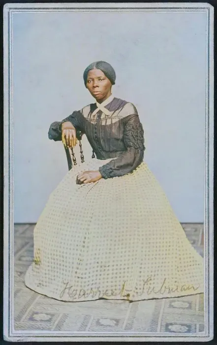 Framed Print : Carte-de-visite portrait of Harriet Tubman, 1868-1869. Creator: Benjamin F. Powelson Framed Print : Carte-de-visite portrait of Harriet Tubman, 1868-1869. Creator: Benjamin F. Powelson