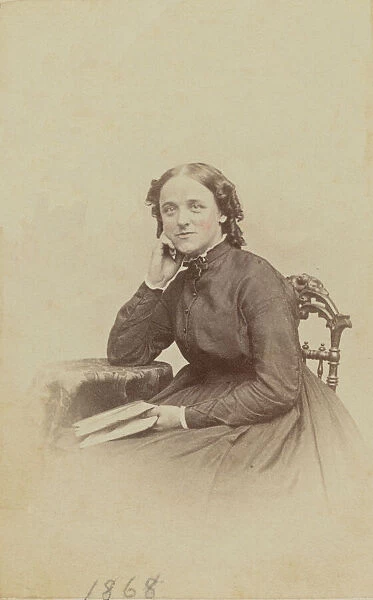 Carte-de-visite portrait of Sally Cadwallader Ely, 1862-1869. Creator: Henry C. Phillips