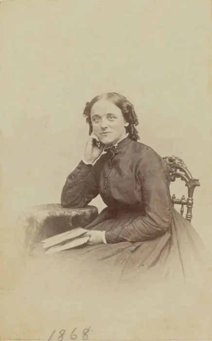 Framed Print : Carte-de-visite portrait of Sally Cadwallader Ely, 1862-1869. Creator: Henry C. Phillips Framed Print : Carte-de-visite portrait of Sally Cadwallader Ely, 1862-1869. Creator: Henry C. Phillips