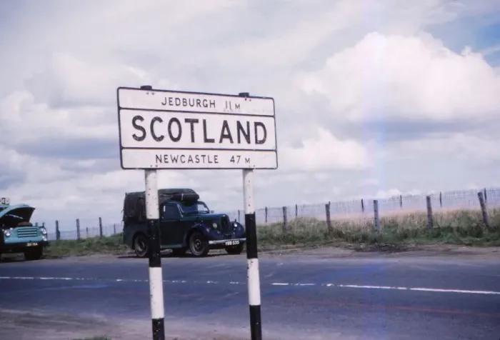 Framed Print : Carter Bar on A68, the border with Scotland, c1960. Artist: CM Dixon Framed Print : Carter Bar on A68, the border with Scotland, c1960. Artist: CM Dixon