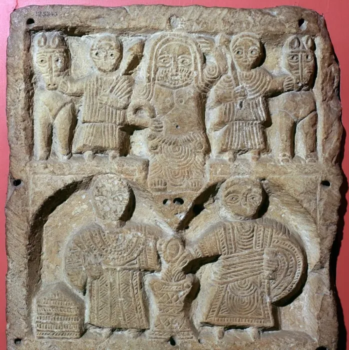 Framed Print : Carthaginian funerary stele Framed Print : Carthaginian funerary stele