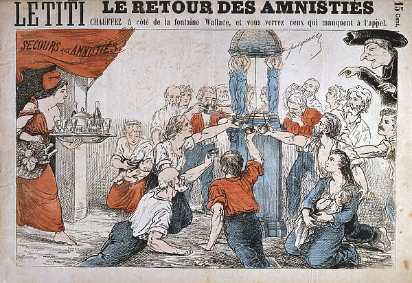 Cartoon, Paris Commune, 1871