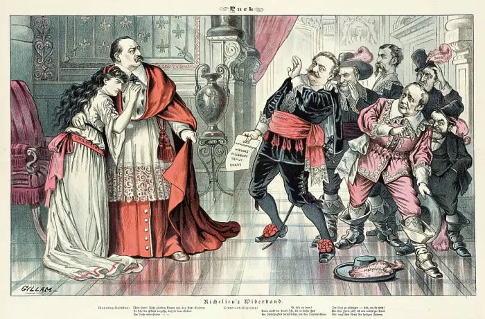Framed Print : Cartoon from Puck, between 1880 and 1889. Creators: Joseph Keppler, Bernhard Gillam Framed Print : Cartoon from Puck, between 1880 and 1889. Creators: Joseph Keppler, Bernhard Gillam