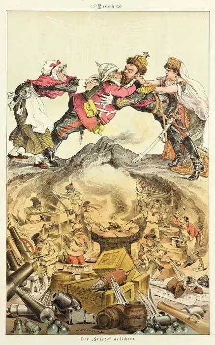 Framed Print : Cartoon from Puck, between 1880 and 1889. Creators: Joseph Keppler, Bernhard Gillam Framed Print : Cartoon from Puck, between 1880 and 1889. Creators: Joseph Keppler, Bernhard Gillam