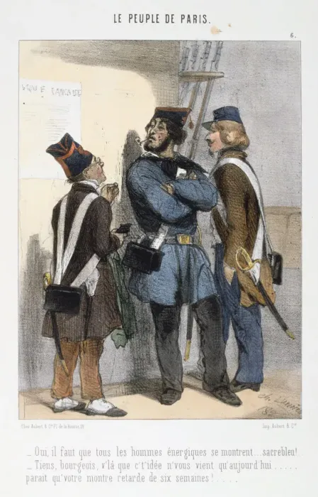 Framed Print : Cartoon relating to the Paris Commune, 1870s Framed Print : Cartoon relating to the Paris Commune, 1870s